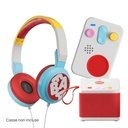 FABA – Kids Headphones with Adjustable and Foldable Headphones with Long Wire, Kids 3-10 Years, Volume Limited to 85 DB