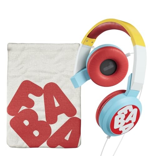 FABA – Kids Headphones with Adjustable and Foldable Headphones with Long Wire, Kids 3-10 Years, Volume Limited to 85 DB
