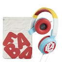 FABA – Kids Headphones with Adjustable and Foldable Headphones with Long Wire, Kids 3-10 Years, Volume Limited to 85 DB