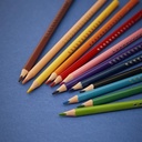 Janod - 12 Coloured Pencils - Colouring & Drawing - Ergonomic Triangular Shape & Resistant Lead - Creative Hobbies and Crafts - Ages 3+ - J07408
