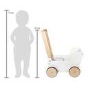 Small Foot ® Passeggino E Carrozzina per Bambole Little Button