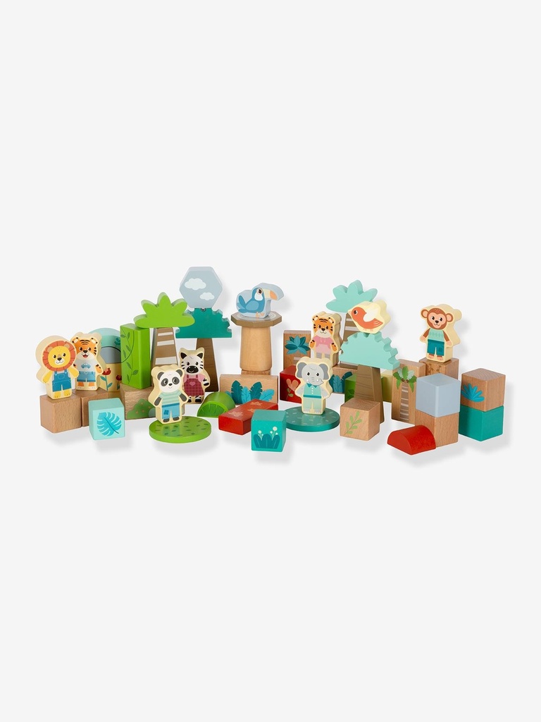 Holzbausteine JUNGLE FRIENDS Baby Small Foot