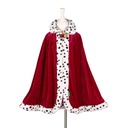 King Louis Costume Cloak for Kids - Carnival & Festive Use - Sz 4-8 Yrs