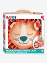 Ludi - Lion Activity Roller - Soft Textures and Sensory Activities - Inflatable Roller - Develops Motor Skills and Balance - from 6 Months