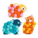 Pompon Collage - Hase