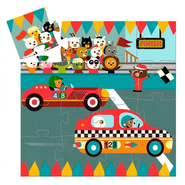 puzle-silueta-coche-carreras-10-piezas-djeco-2.webp