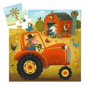 Djeco - the Tractor Puzzle 16pc