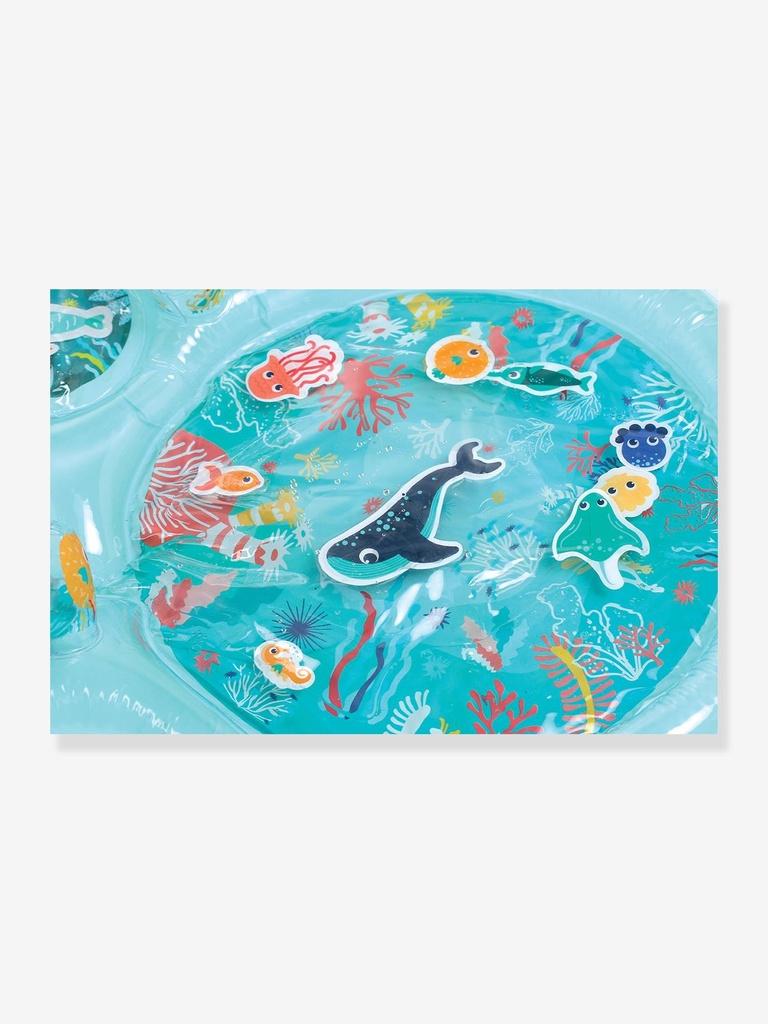 Ludi - Marine Water Mat - Large Sensory Activity Mat to Awaken the Baby - Develop Motor Skills - 16 Sea Animals - from 10 Months