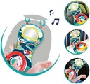 Ludi Aktivitätsplatte – Sound Und Leuchtendes Lenkrad Um Das Baby Im Auto Zu Beschäftigen Ab 18 Monaten Verstellbare Riemen 2 Befestigungsringe 