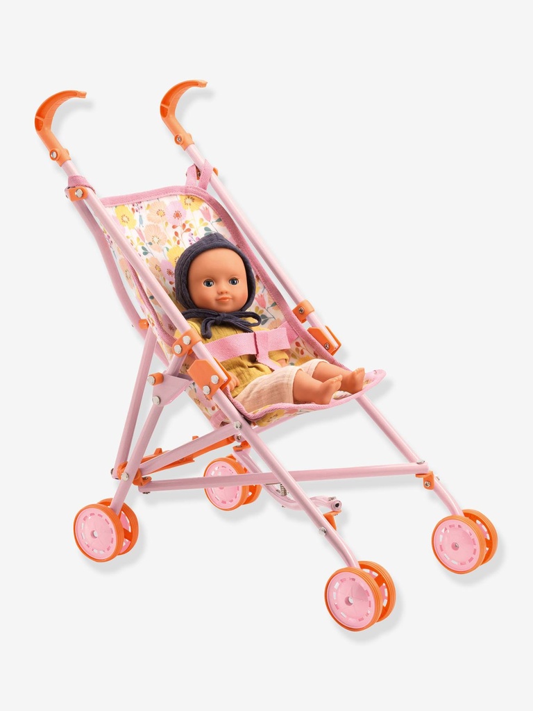 Djeco - Pomea - Flower Doll Umbrella Stroller