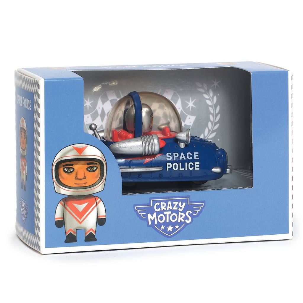 Crazy Motors Space Police - Pretend Play & Imaginative Play for Ages 3 to 11 - Fat Brain Toys