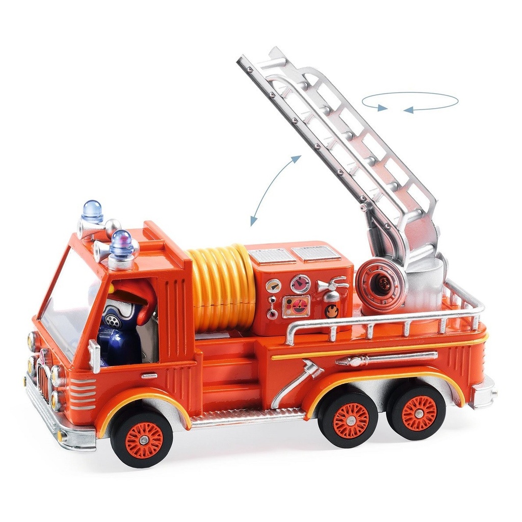 Djeco Crazy Motors Captain Fire Car