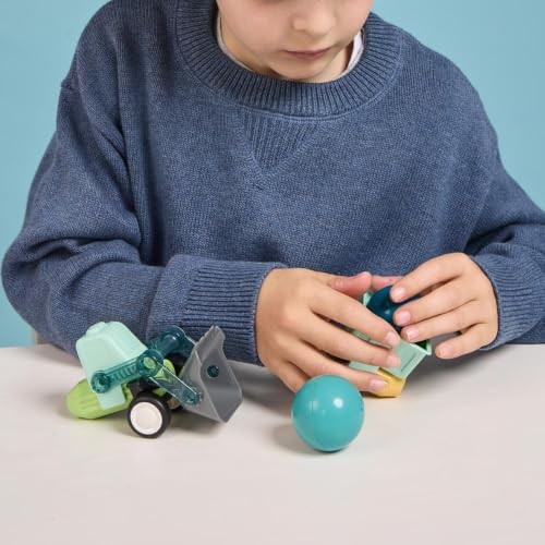 Miniland Magnetic Construction Toy | Magnetics Vehicles 25 Pieces