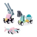 Miniland Magnetic Construction Toy | Magnetics Vehicles 25 Pieces