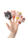 LILLIPUTIENS Fingerpuppe Der Wolf Und Die 3 Schweine