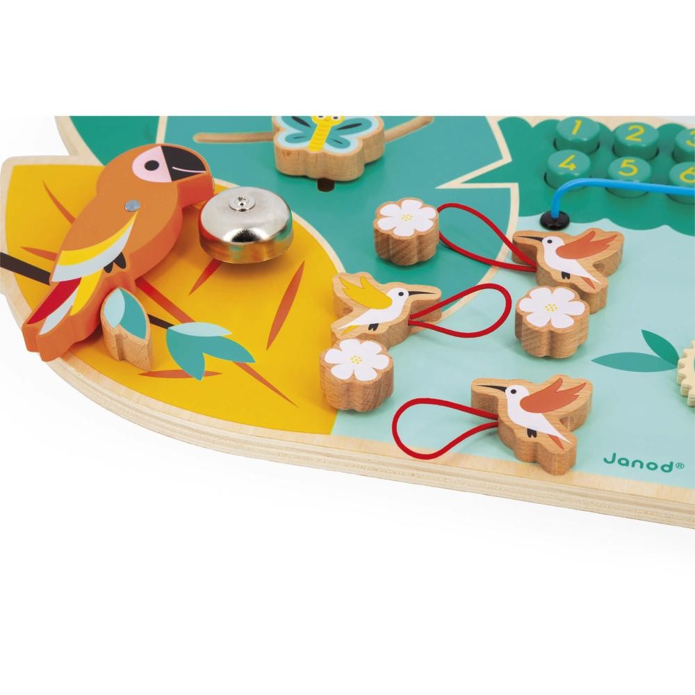 Janod Tropik Crocodile Activity Board