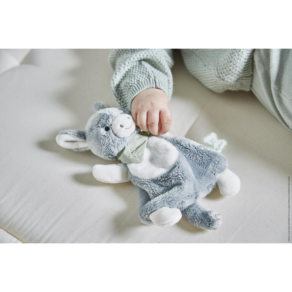 - Les Amis - Regliss' the Donkey Comforter - 18 Cm - Grey - Ultra-Soft Material - 0 Months +, K224006