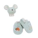 KALOO - Bracelet and Booties Set - Bracelet and Booties with Bell - Refined Gift for Birth - Promotes Development and Motor Skills - Personalised Gift