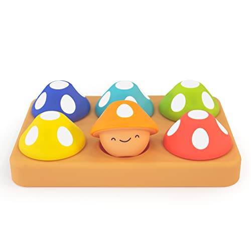 Sassy Mischievous Matching Mushrooms  Sorting Board  Social Emotional Learning Toy  STEM  12+ Months