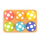 Sassy Mischievous Matching Mushrooms  Sorting Board  Social Emotional Learning Toy  STEM  12+ Months