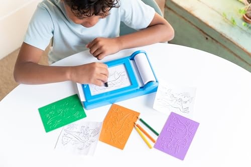 4M - Kidz Maker Dinosaur Rub-Art