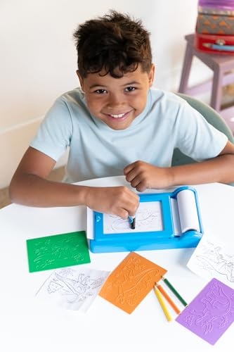 4M - Kidz Maker Dinosaur Rub-Art
