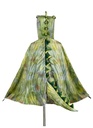 T Rex Green Dragon Costume Cape for Kids - Carnival & Festive Use - Sz 4–7 Yrs