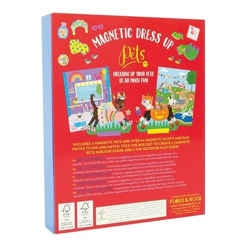 Floss and Rock Pets Magnetic Dress up, 8.5-inch Length