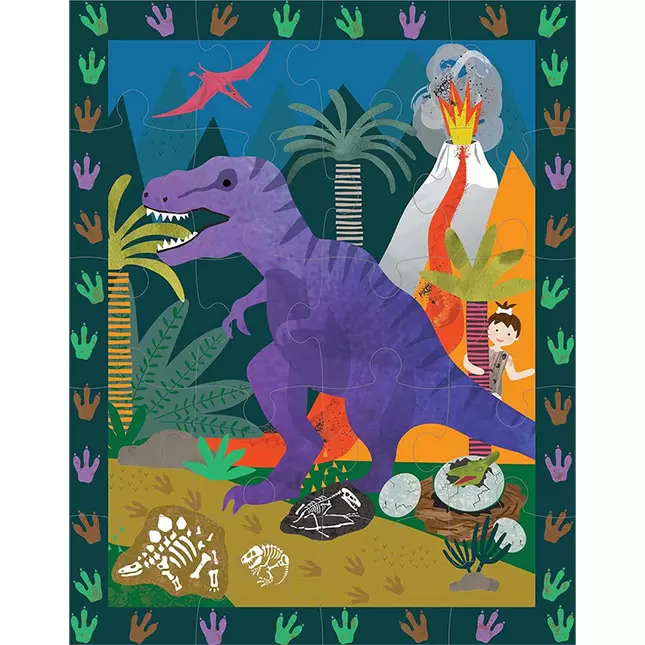 Magnetic Multi Play - Dino - Arts & Crafts for Ages 3 to 5 - Fat Brain Toys