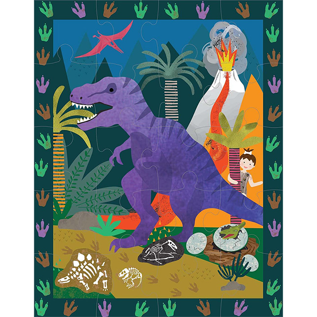 Magnetic Multi Play - Dino - Arts & Crafts for Ages 3 to 5 - Fat Brain Toys
