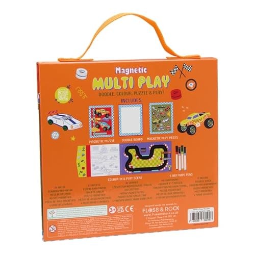Magnetic Multi Play - Cars - Arts & Crafts for Ages 3 to 5 - Fat Brain Toys