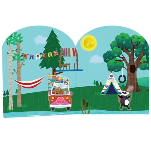 Kids Activity Book 50 Reusable Stickers Animal Adventure Travel 3+