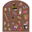 Kids Activity Book 50 Reusable Stickers Animal Adventure Travel 3+