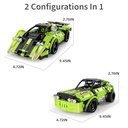 IM.Master STEM Academy: Mechanical Master - R/C 2-in-1: Sports Car - Green 335pcs - Building Blocks Model Vehicle, Remote Control, 2 Configurations