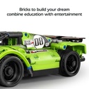 IM.Master STEM Academy: Mechanical Master - R/C 2-in-1: Sports Car - Green 335pcs - Building Blocks Model Vehicle, Remote Control, 2 Configurations