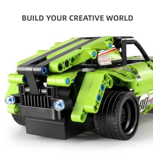 IM.Master STEM Academy: Mechanical Master - R/C 2-in-1: Sports Car - Green 335pcs - Building Blocks Model Vehicle, Remote Control, 2 Configurations
