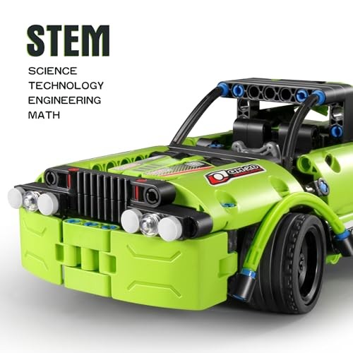 IM.Master STEM Academy: Mechanical Master - R/C 2-in-1: Sports Car - Green 335pcs - Building Blocks Model Vehicle, Remote Control, 2 Configurations