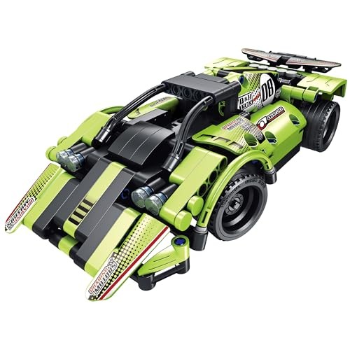 IM.Master STEM Academy: Mechanical Master - R/C 2-in-1: Sports Car - Green 335pcs - Building Blocks Model Vehicle, Remote Control, 2 Configurations