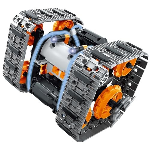 IM.Master STEM Academy: Mechanical Master - R/C 4-in-1: Tank Robot - 552pcs - Bricks Model Set: Tank-Robot-Cube-Car W/Remote Control, Building Blocks