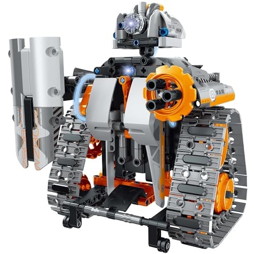 IM.Master STEM Academy: Mechanical Master - R/C 4-in-1: Tank Robot - 552pcs - Bricks Model Set: Tank-Robot-Cube-Car W/Remote Control, Building Blocks
