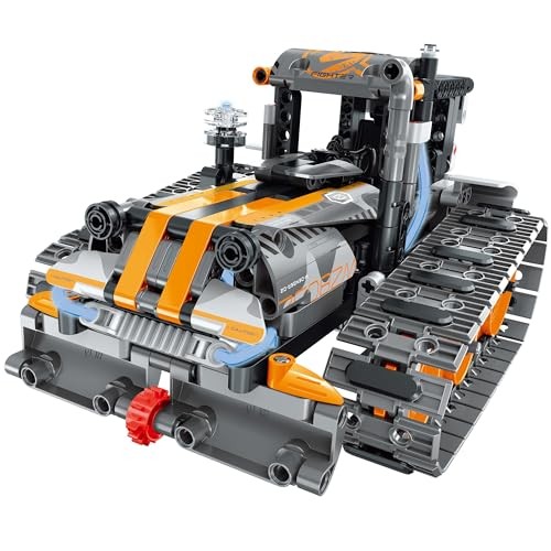 IM.Master STEM Academy: Mechanical Master - R/C 4-in-1: Tank Robot - 552pcs - Bricks Model Set: Tank-Robot-Cube-Car W/Remote Control, Building Blocks
