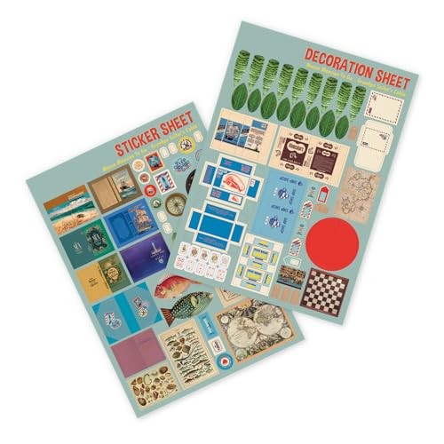 Mouse Mansion to Go - Grandpa Sailor's Cabin - Take the Suitcase Everywhere - Build It Yourself - Suitcase Contents: Wooden Furniture, Bedding, Miniat