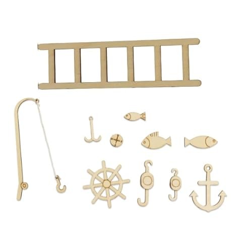 Mouse Mansion to Go - Grandpa Sailor's Cabin - Take the Suitcase Everywhere - Build It Yourself - Suitcase Contents: Wooden Furniture, Bedding, Miniat