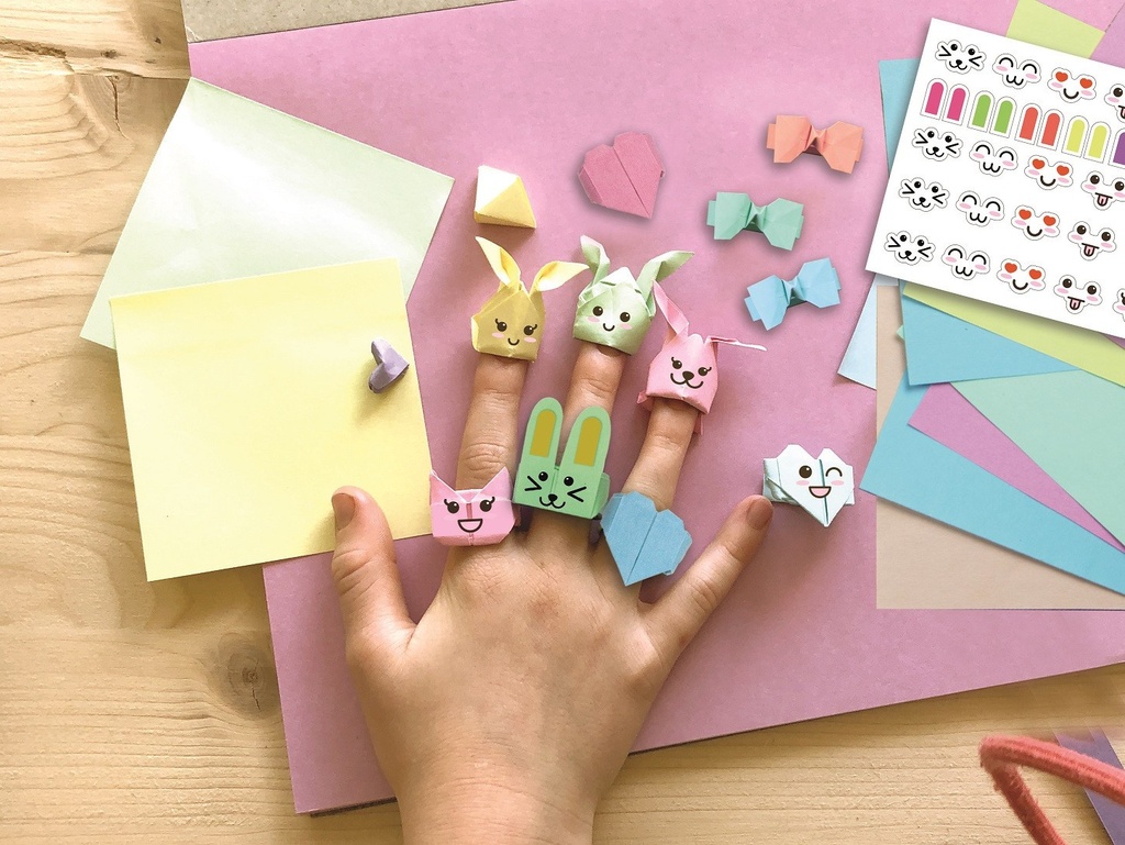 Origami - Kreatívna Súprava - Kawaii šperky - Zvieratká