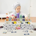 Topbright 1210902022de0001 Ice Cream Parlor Ice Cream Parlor Set, Educational Math Game and Cognitive Skills Development for Kids, Montessori Learning