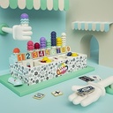 Topbright 1210902022de0001 Ice Cream Parlor Ice Cream Parlor Set, Educational Math Game and Cognitive Skills Development for Kids, Montessori Learning