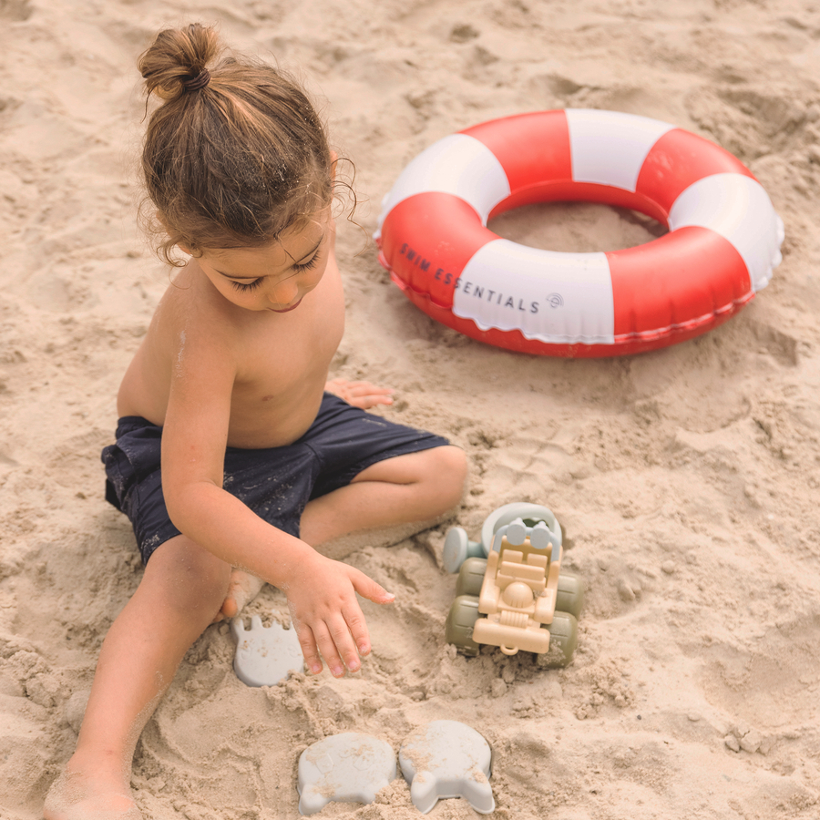 2x Swim Essentials Kids Inflatable Swim Ring Pool Floater 55cm Life Buoy 3-6y