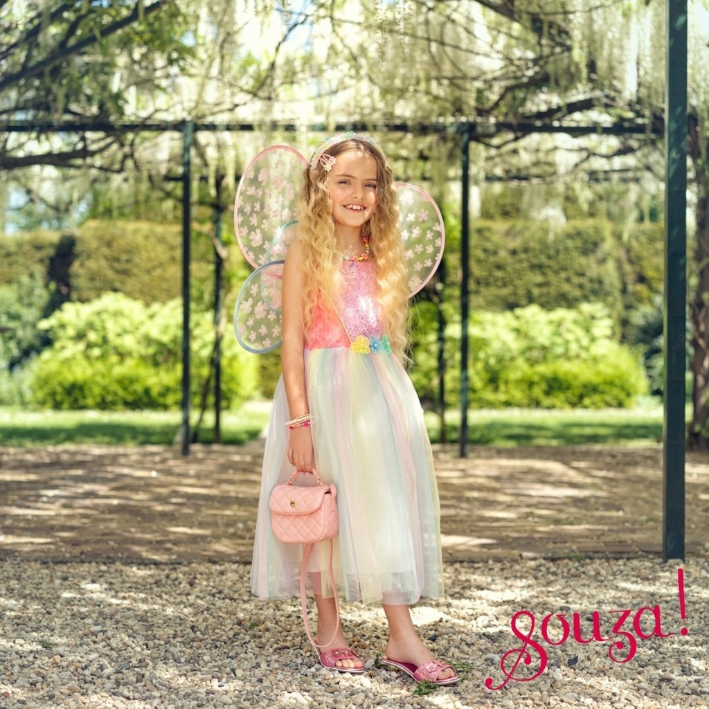 Souza! - Kinderkostüm – Fee Flora - 3-4 Jahre, 98-104 Cm