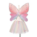 Carlina Fairy Costume–Skirt and Wings Set (multicolor) - Role-Play for Children-sz 3-5 Yrs