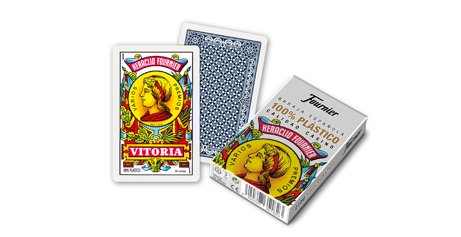 Fournier Scruff Resistant Standard Playing Card Deck  Plastic